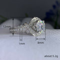 Round Solitaire Halo Two-Ring Set In Polished Silver Tone view 5