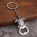Animal Metal Bottle Opener Keychains: Turtle, Wolf, Frog And Lion Designs view 8