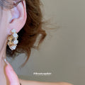 Layered Faux Pearl And Crystal Necklace In Two Finishes view 3