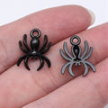 Black Tool and Symbol Charms in Seven Designs for Jewelry Making view 2