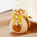 Jeweled Fortune Pouch Keychain Collection in Sixty-Seven Options view 9