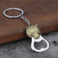 Animal Bottle Opener Zinc Alloy Keychain Gift Accessory