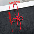 Seven Color Bow and Bead Phone Wrist Straps for Accessory Making view 9