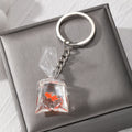 Transparent Water Bag Fish Split Ring Keychains in Eleven Designs view 5