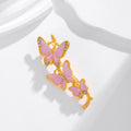 Butterfly Enamel Two Designs Metal Brooch Pin for Jackets and Lapels view 5