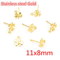 Geometric Stainless Steel Stud Earring Components in Fourteen Styles view 9