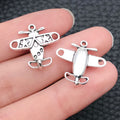 Electroplated Zinc Alloy Sailboat Transportation Charm Pendant for DIY Bracelet Earrings