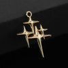 Gold-Tone Star Cluster
