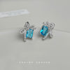 Aqua Bow Rectangle