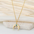 Gold Tone Vintage Motif Pendant Necklaces in Twelve Eye and Symbol Designs view 9