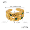 Gold Embossed Ring