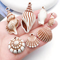 Brown Seashell and Starfish Shell Charms with 81 Listed Options view 2