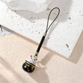 Lucky Cat Bell Phone Charms Alloy Maneki-Neko Multicolor Cord Straps 12 Styles view 9