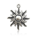 Silver-Tone Sun and Moon Metal Charms with 17 Listed Options view 12