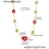 Gold Magenta Nck