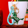 Green Floral-Horse Sky-Blue-Strap