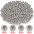 Round Seamless Metal Spacer Beads in Four Finishes for Jewelry Making view 7