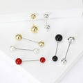 Seven Piece Double Ball Collar Pin Set for Jackets Scarves and Lapels view 4