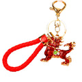 Braided Qilin and Pixiu Keychains in Six Pictured Color Options view 5