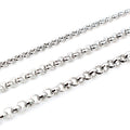 Round Link Stainless Steel Jewelry Chain in Six Options view 3