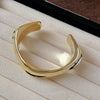 Gold Faceted Narrow