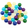 Crackle Pattern Round Resin Cabochons in Five Color Options view 9