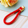 Pearl Bow Perfume Bottle Keychains with Braided Loops and Loop Only Options view 12