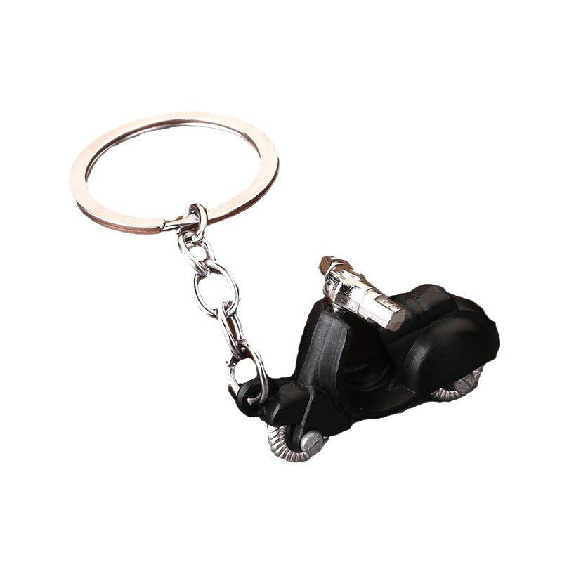Alloy Motorcycle Model Keychain for Keys, Bags, and Car Decoration