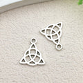Antique Zinc Alloy Cross Heart Charm Pendants