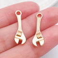 KC Gold Zinc Alloy Simulation Knife Tool Charm Pendant for DIY Necklace Bracelet