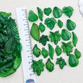 Green Leaf Glossy Charms with 11 Listed Options for DIY Jewelry Making view 4