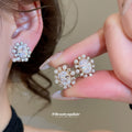 Ornate Crystal Clip On Earrings in Three Designs Statement Jewelry Design view 2