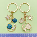 Starfish, Conch and Shell Charm Keychains Featuring Ocean Across 59 Pictured Variations view 3