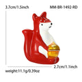 Fox Brooch In 2 Styles With Polished Metal And Decorative Details view 7