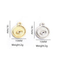 Enamel-Look Gold Silver Donut Alloy Charms in 12 Styles view 5