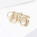 Optometry Trial Frame Brooch In 2 Styles With Polished Metal And Decorative Details view 4