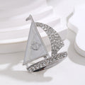 Sailboat Enamel Metal Brooch Pin for Jackets and Lapels view 4