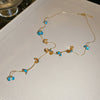 Blue Floral Y