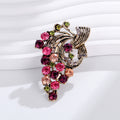 Grape Metal Brooch Pin for Jackets and Lapels Pictured Design view 5
