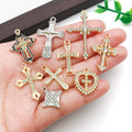 Metallic Cross Metal Charms with 31 Listed Options view 3