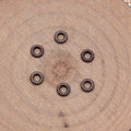 Fine Groove Ring Spacer Beads in 2 Metal Finishes for Jewelry Making view 4