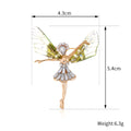 Gold Tone Silver Tone Dragonfly Crystal Three Designs Metal Brooch Pin view 2