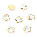 Crystal-Accented Gold Silver Butterfly Glass And Alloy Charms in 12 Styles view 6