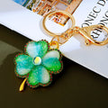 Rainbow Four Leaf Clover Keychains in Five Colors plus Assorted Option view 7