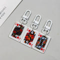 Playing Card and Joker White Clip Charms in Five Designs view 4