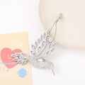 Rhinestone Hummingbird Hanging Ornament Metal Bird Charm view 4