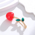 Red Cherry Metal Brooch Pin for Jackets and Lapels view 5