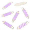 Colorful Enamel Pencil Jewelry Components For DIY Earrings And Bracelets Charms view 12