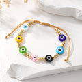 Assorted Bead Stretch Bracelets with Evil Eye Charms view 9