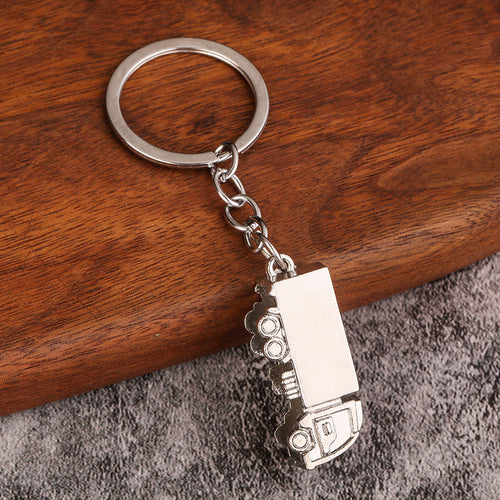 3D Truck Metal Keychain Creative Gift Car Accessory